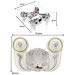 REALACC Cheerson CX-10WD-TX Mini FPV Quadricoptère Wifi Cheerson CX-10WD-TX avec mode Camera High Hold.....