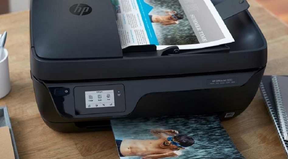 test imprimante HP officejet 3833