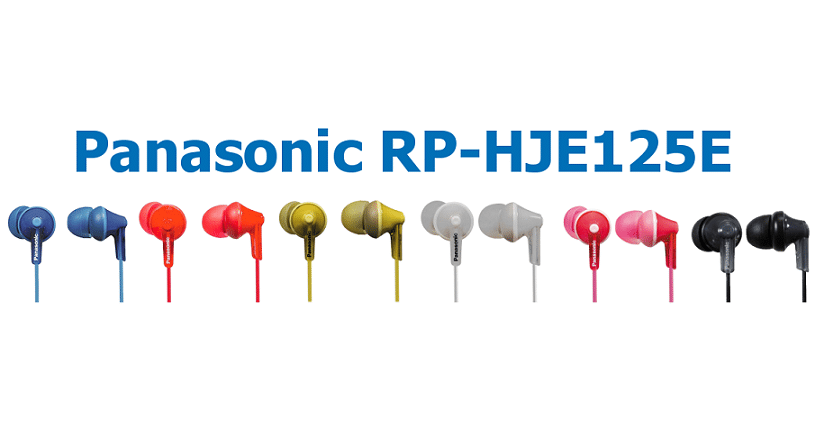 écouteurs Panasonic RP-HJE125E-K