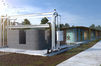 Les premières maisons construites par des imprimantes 3D arrivent